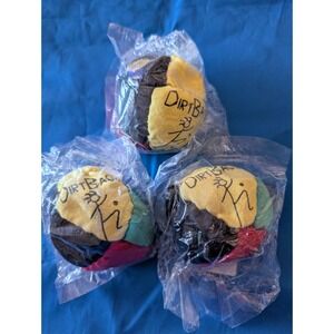 World Footbag Dirtbag 3 Bags 8 Panel Sand Filled Hacky Sack New